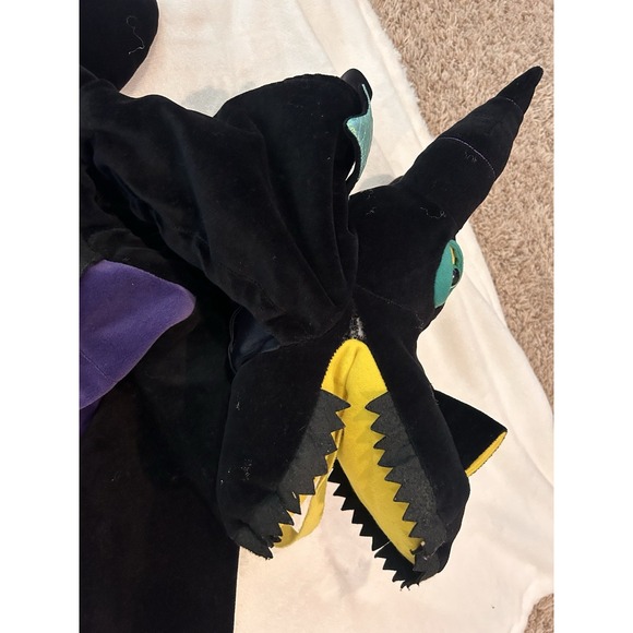 Disney‎ Store Malificent Dragon Halloween Costume Kids 8/10T Black Purple - Picture 4 of 12